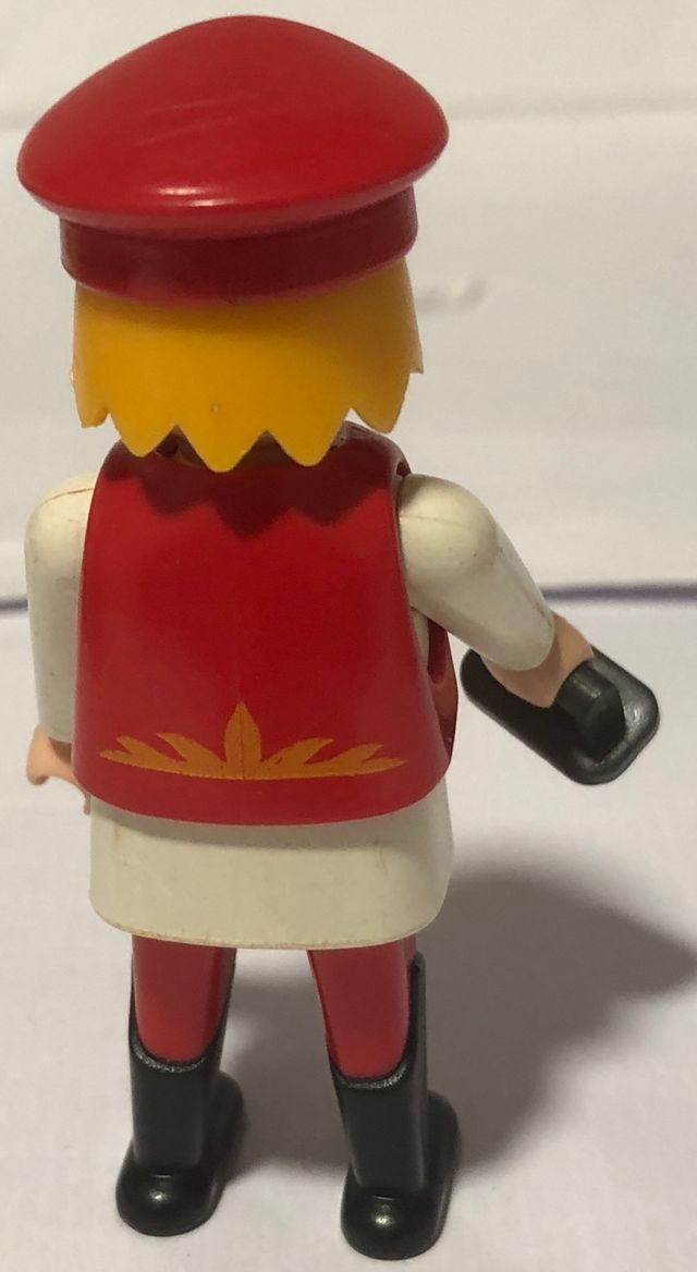 Playmobil Geobra 1990 hombre cepillando al burro