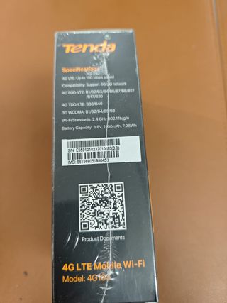 Tenda Router 4G Móvil, Modem 4g SIM (Cat4) #010493