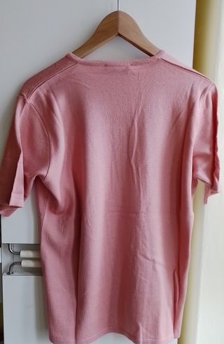 Maglia manica corta tricot due spirali