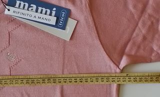 Maglia manica corta tricot due spirali