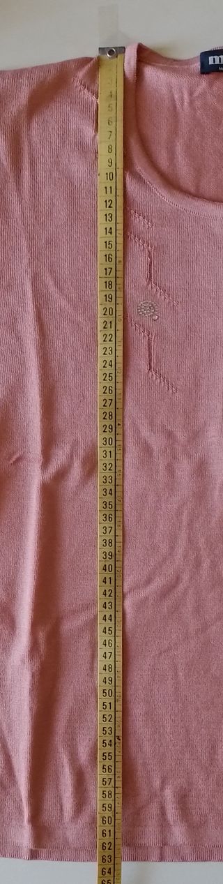 Maglia manica corta tricot due spirali