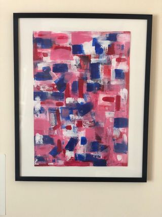 Cuadro abstracto original 40x50 Arte contemporaneo