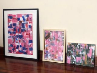 Cuadro abstracto original 40x50 Arte contemporaneo