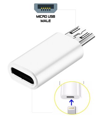 Adaptador iPhone lighting a Micro USB