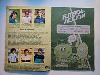 Album COMPLETO Fútbol en Acción (DANONE)