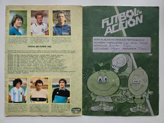 Album COMPLETO Fútbol en Acción (DANONE)