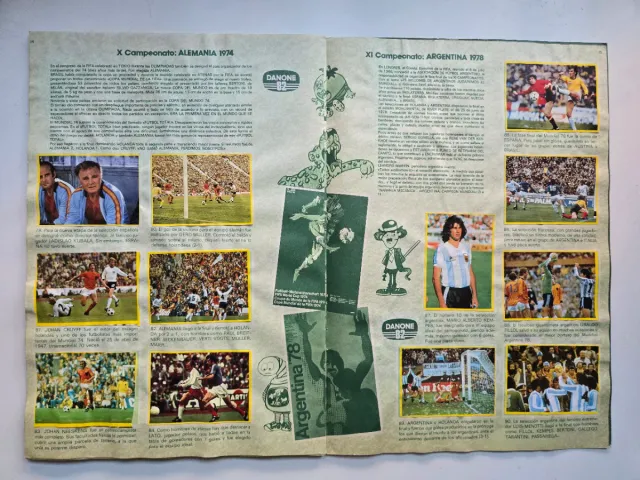 Album COMPLETO Fútbol en Acción (DANONE)