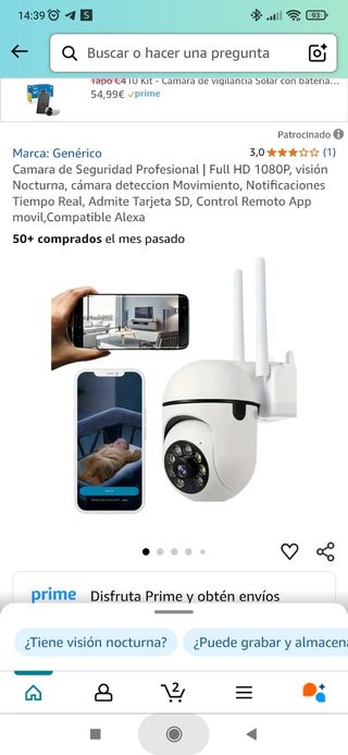 Cámara de vigilancia