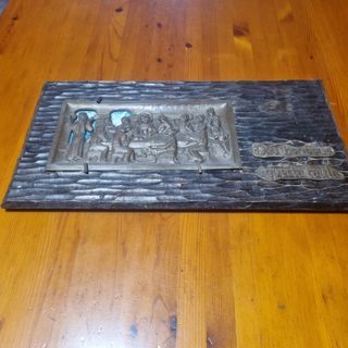 Cuadro Santa cena antiguo