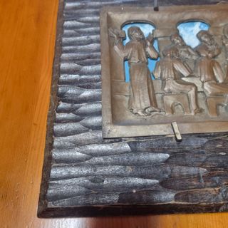 Cuadro Santa cena antiguo