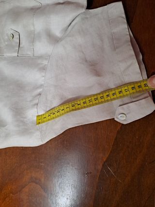 Camicia vintage lino donna L misure all'interno