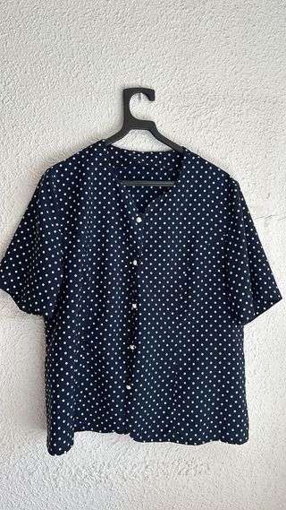 Camisa con topos. Vintage
