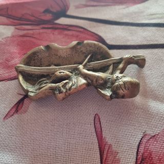 Figura bronce o laton ángel años 60