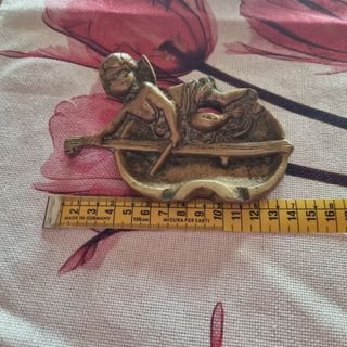 Figura bronce o laton ángel años 60