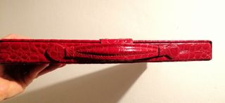 Portagioie vintage in similpelle.