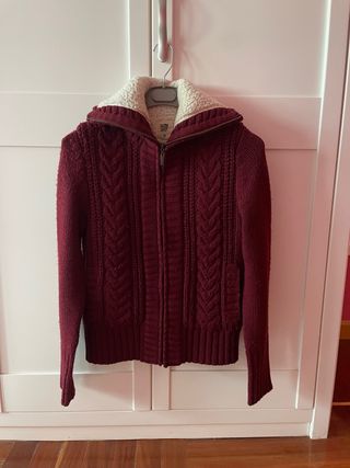 Chaqueta con borreguiño green coast