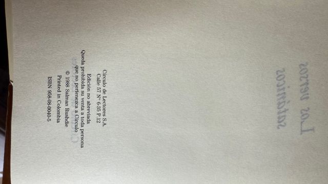 Los versos satánicos