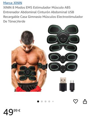 Electroestimulador Músculo Entrenador Abdominal