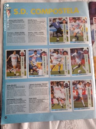 Album completo al 90% de la LIGA 96-97.