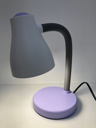 Lampada tavolo flessibile viola