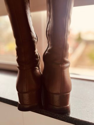 Botas altas de piel wonders muy cómodos