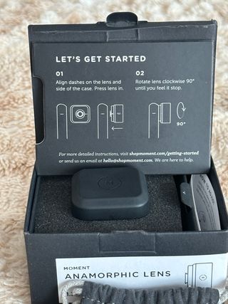 LENTE ANAMÓRFICA PARA MÓVILES DE LA MARCA MOMENT.