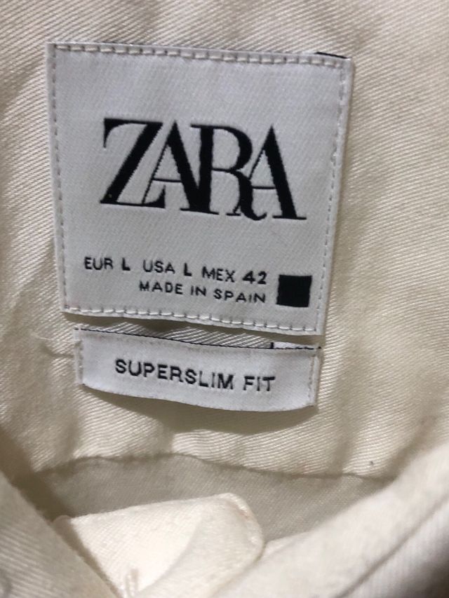 Camisa blanca Zara L