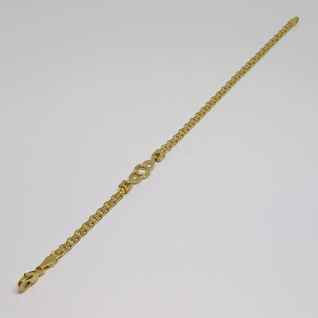Pulsera Oro Malla Lazo