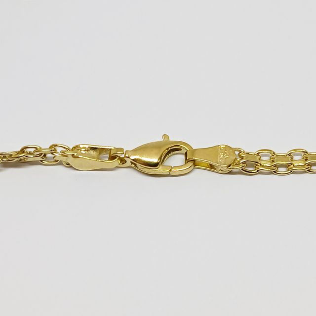 Pulsera Oro Malla Lazo