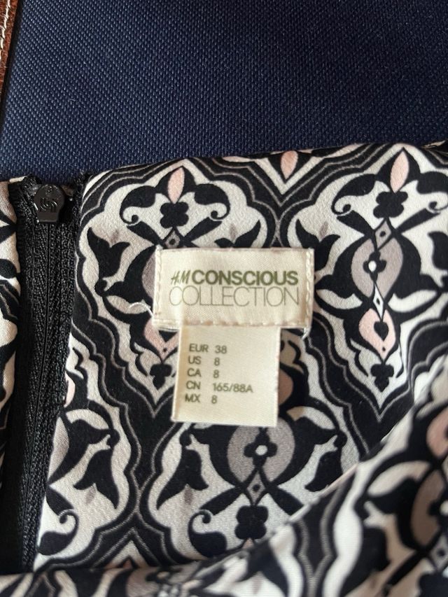 Vestido manga corta midi