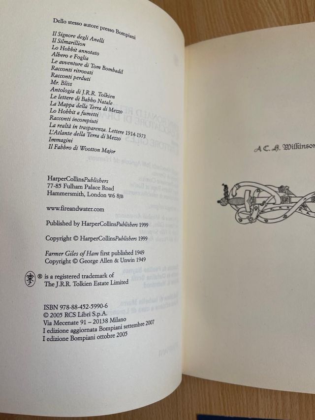 Tolkien il cacciatore di draghi bompiani 2007