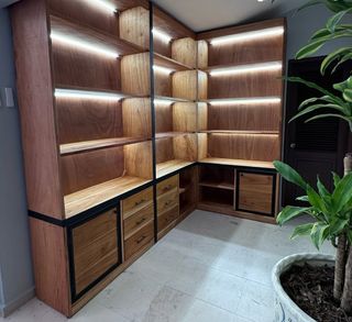 Mobiliario hierro y madera a Medida