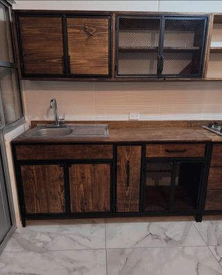 Mobiliario hierro y madera a Medida