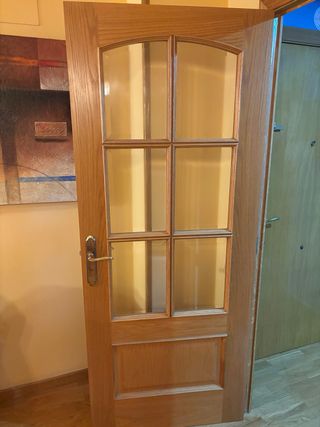 Puerta salon con marco