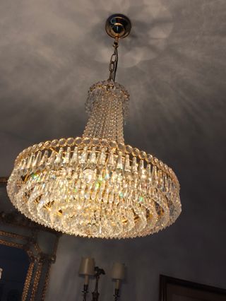 Lampara Araña cristal Swarovski.