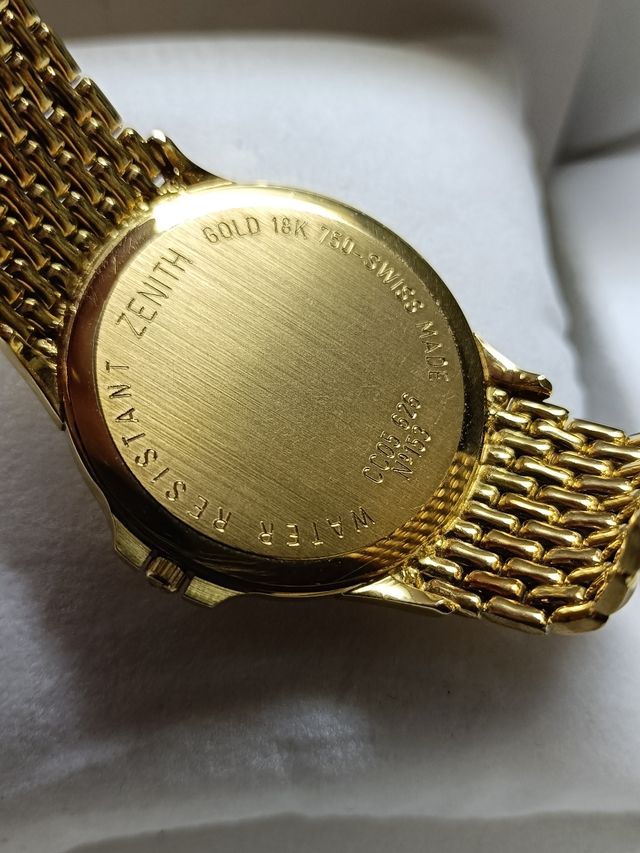 Reloj Zenith cuarzo Oro 18k.