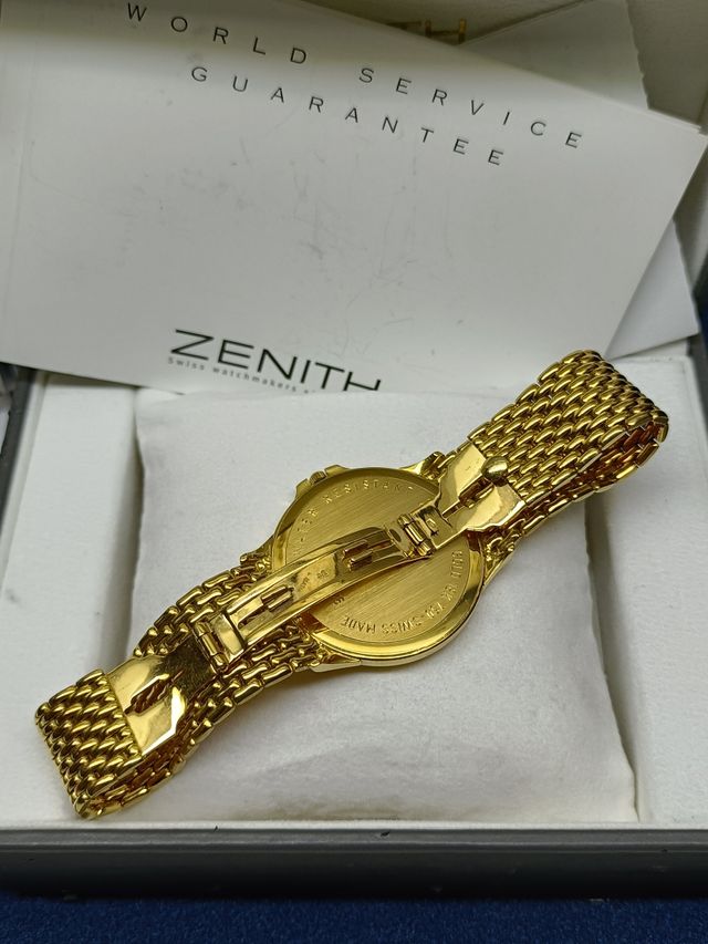 Reloj Zenith cuarzo Oro 18k.