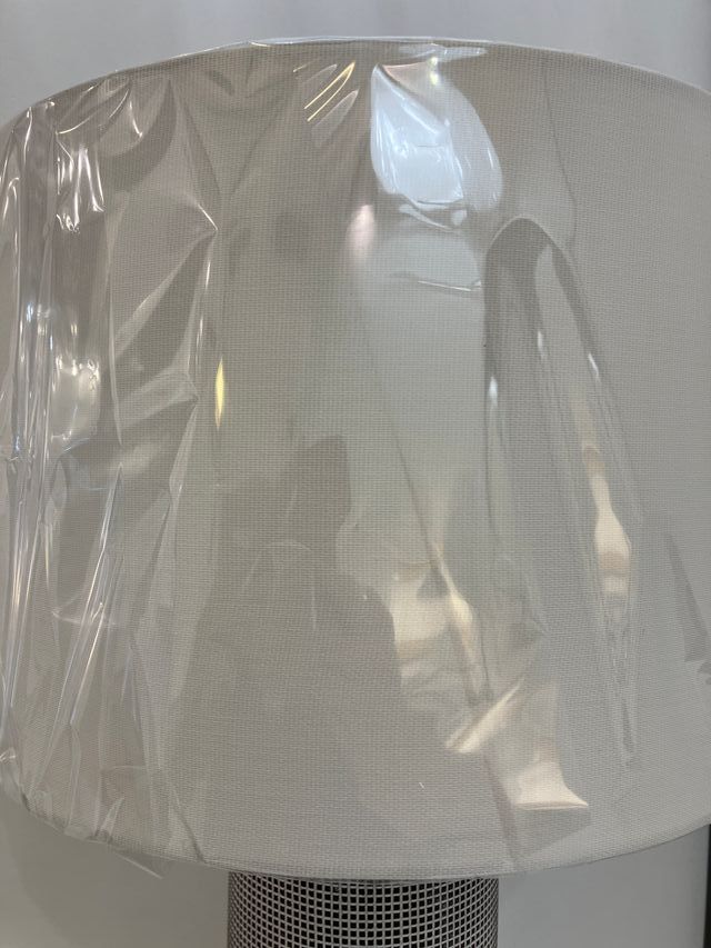 Lampada tavolo ceramica e paralume