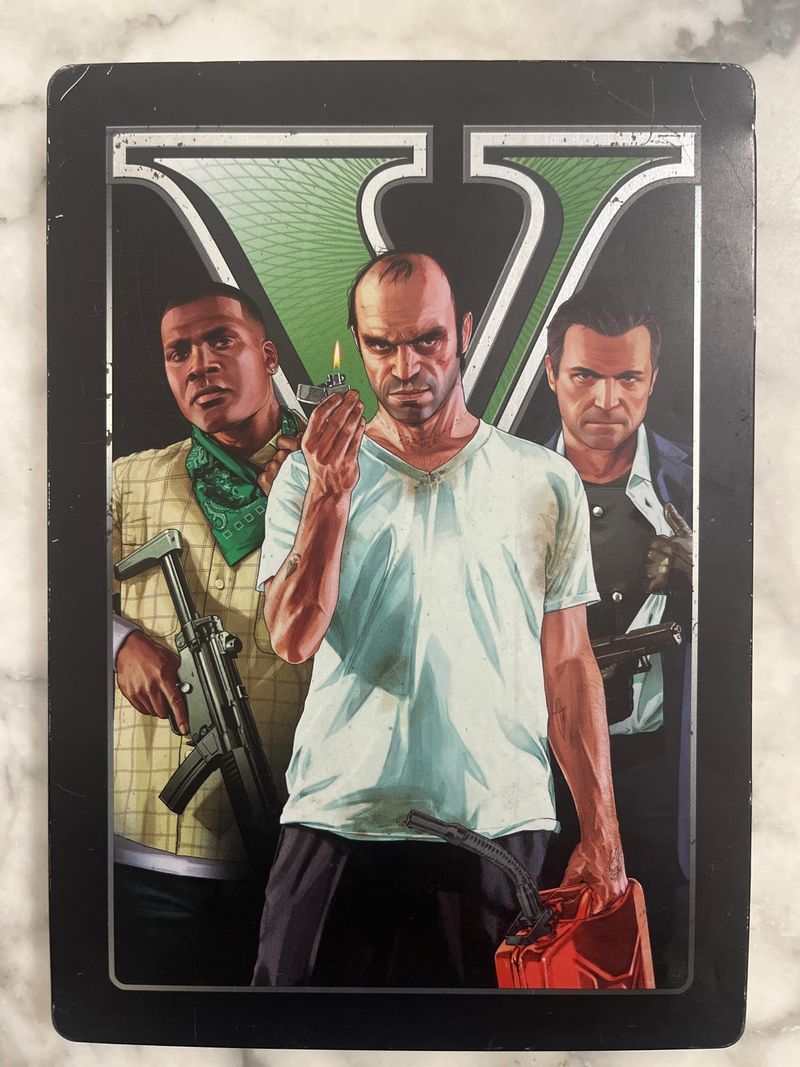 Imagen de Grand Theft Auto V con Steelbook Xbox 360 PAL