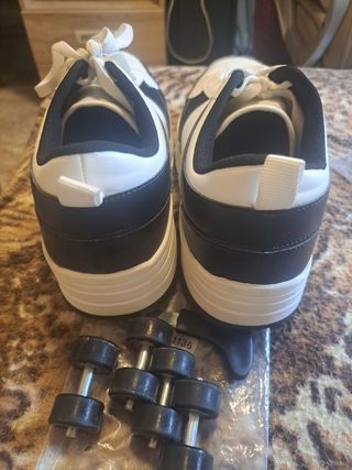 Zapatos roller blancos