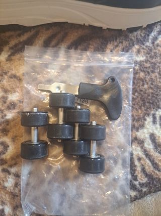 Zapatos roller blancos