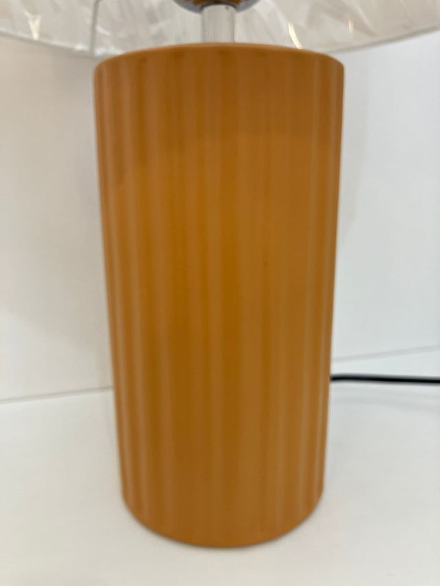 Lampada tavolo ceramica e paralume