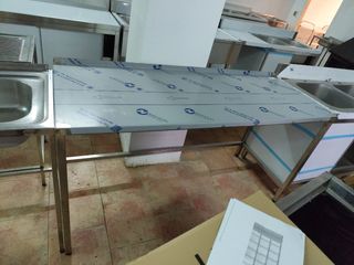 MESA COCINA ACERO 159