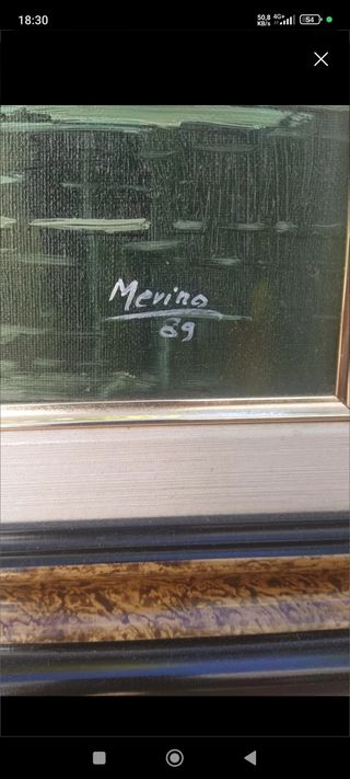 Oleo sobre lienzo Merino, grande