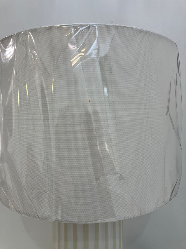 Lampada tavolo ceramica e paralume