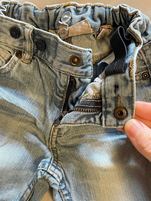 Jeans corti bambino 74cm