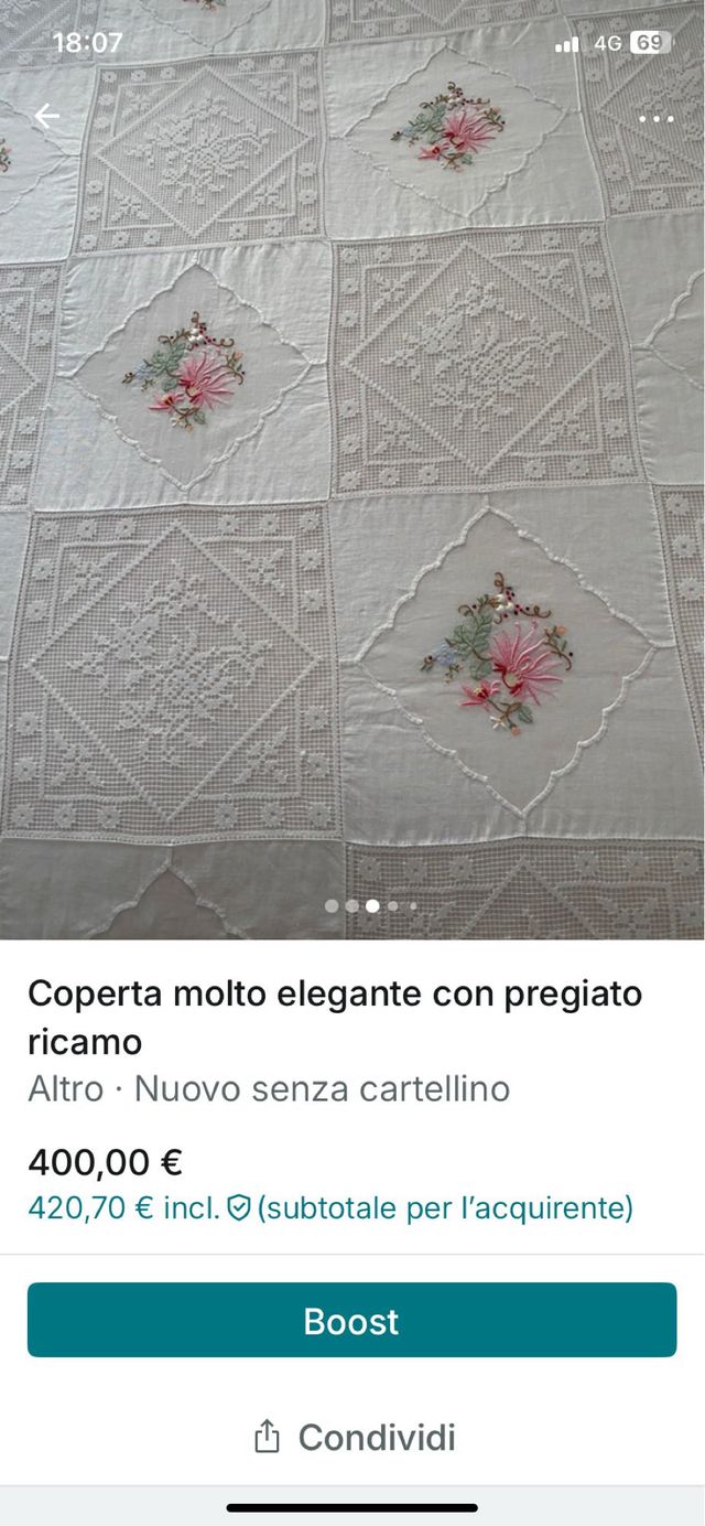 completo copriletto piu copritavolo