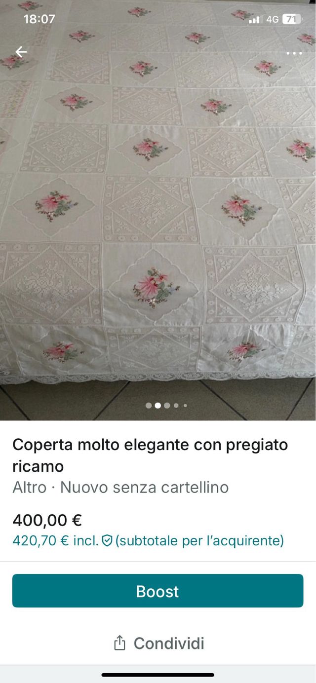 completo copriletto piu copritavolo