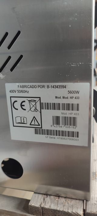 HORNO PARA PIZZA ELECTRICO INDUSTRIAL FM STZ-433M