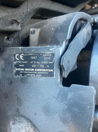 MOTOR FUERA BORDA SUZUKI 65CV